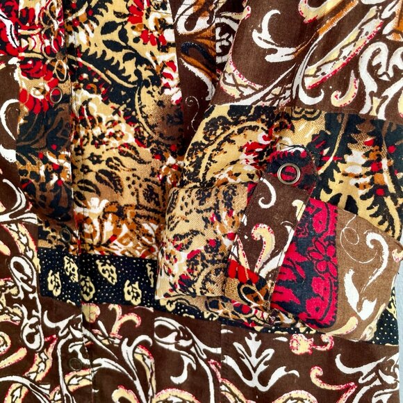 CHICO'S Women's Snap-Front Blouse - Size 0 (S) - Picture 6 of 7